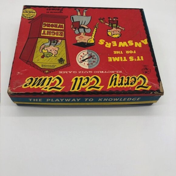 Rare, vintage 1958 Jacmar Terry Tell Time Electronic Quiz game #437 - Picture 6 of 9